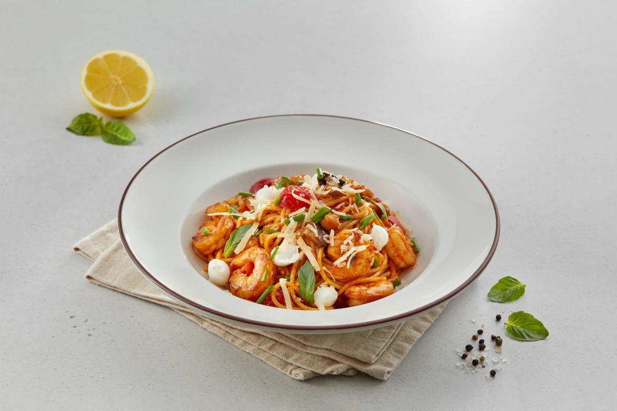 Krevetkalı spaghetti (acılı) 