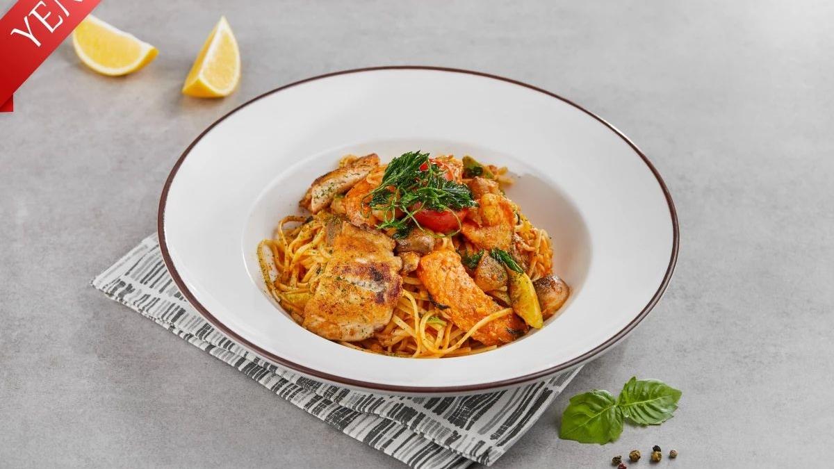Seafood Linguine 