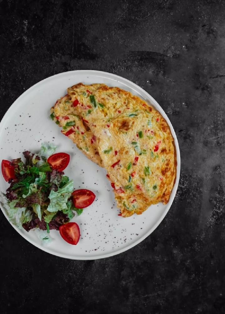 Tərəvəzli omlet