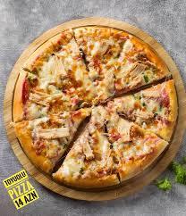 ikiqat toyuqlu pizza 25sm