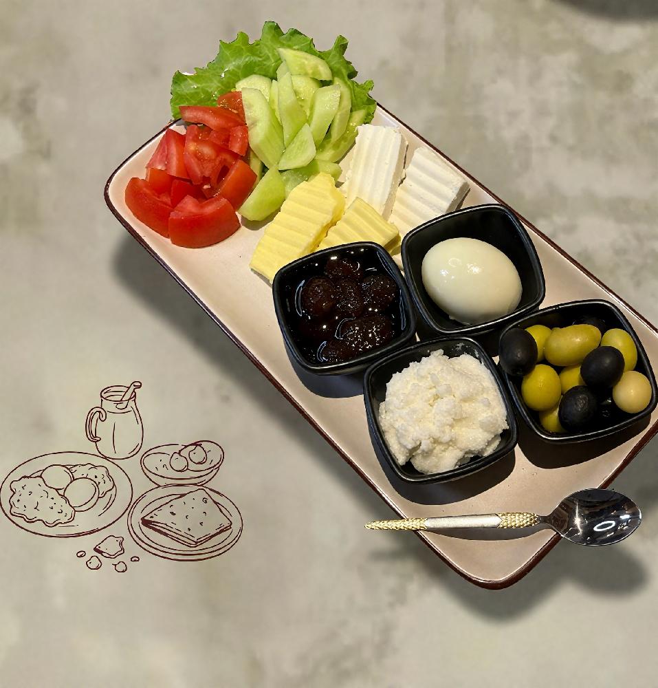 Tək Nəfərlik Səhər Yeməyi Seti