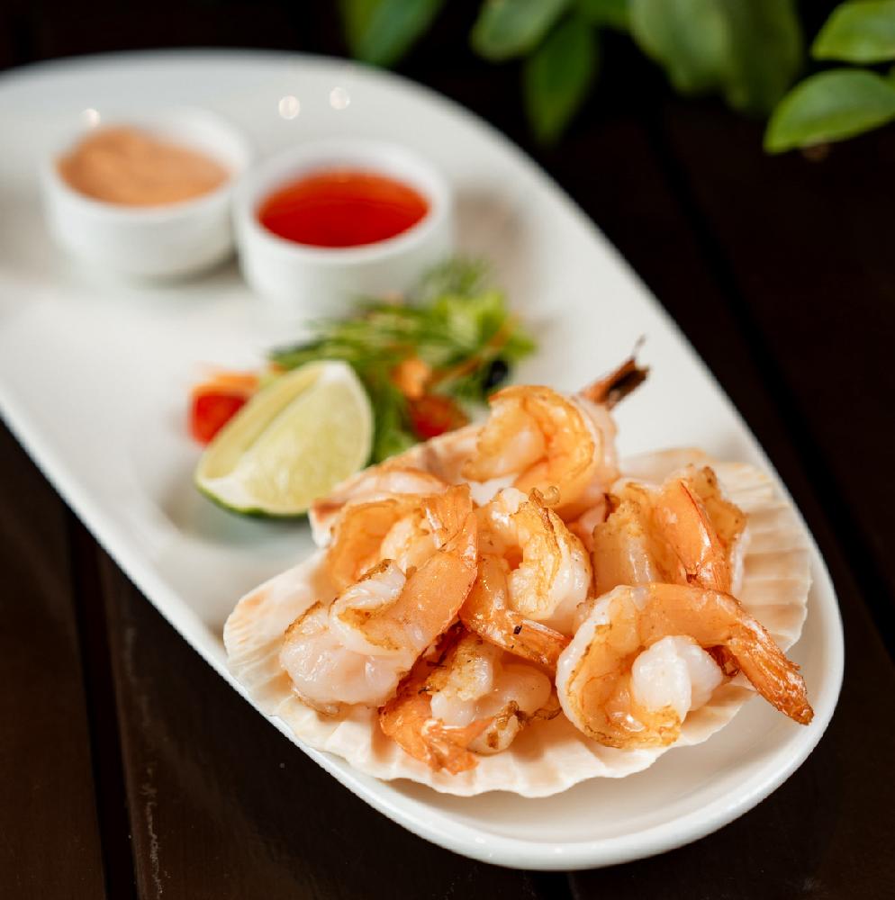 Shrimp in special sauce