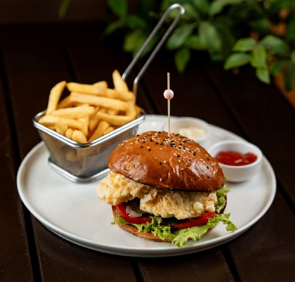 Burger chicken