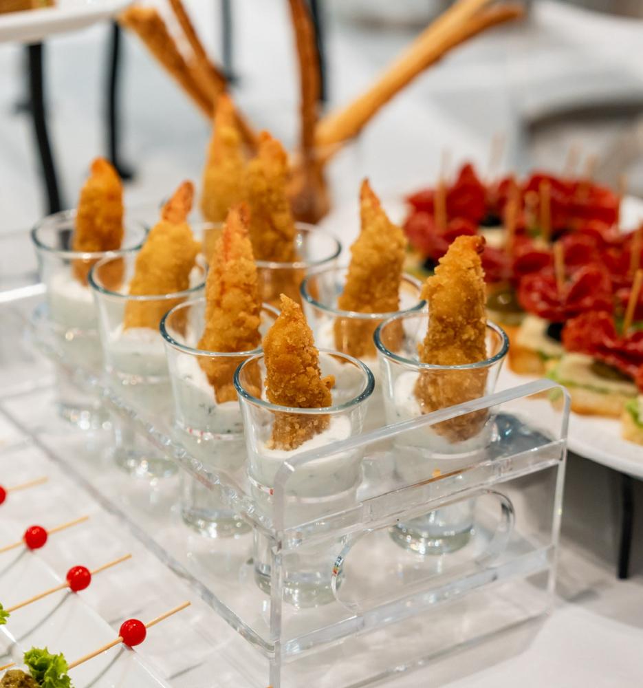 Tempura prawns