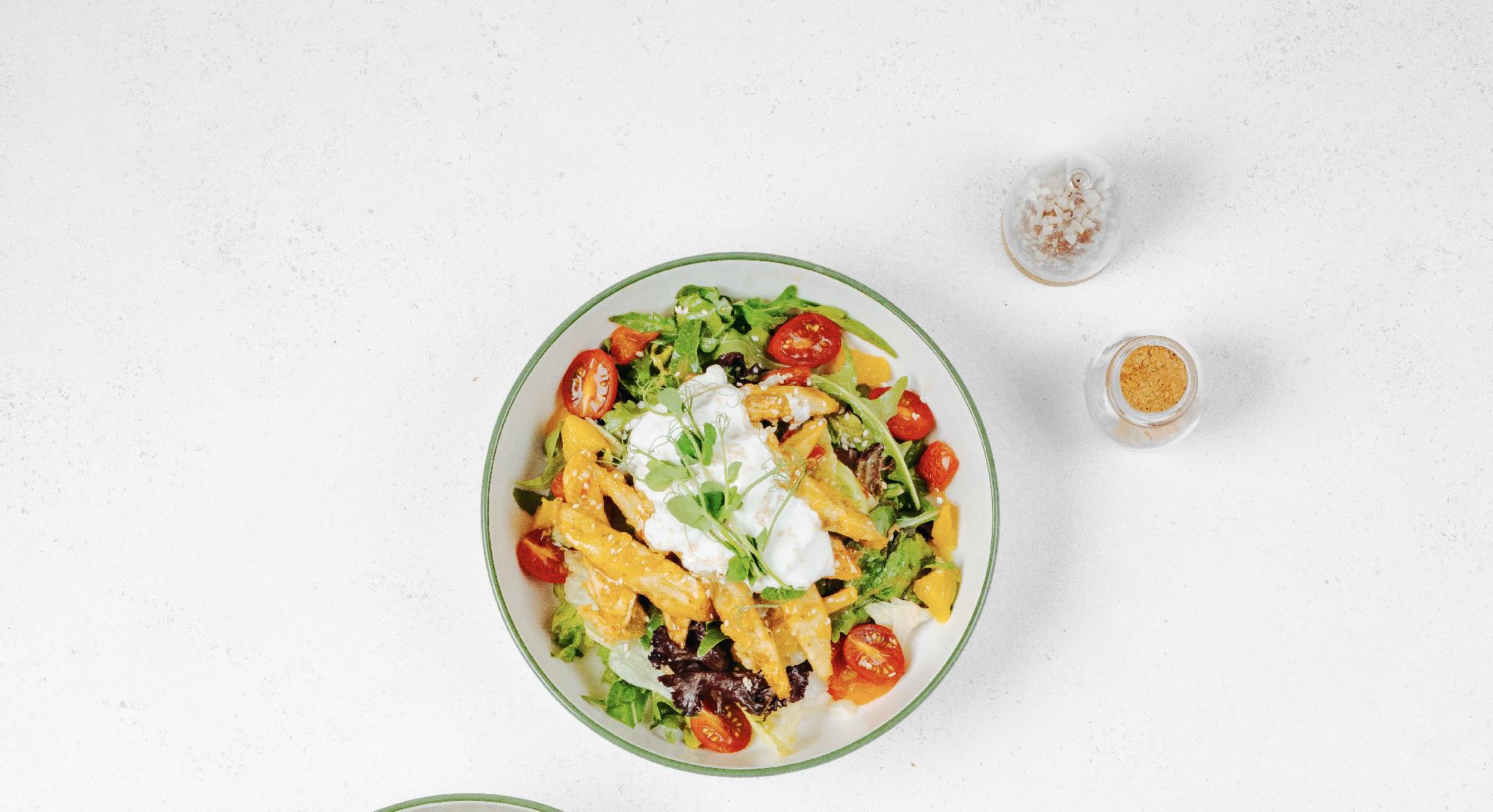 INSALATA CON MELANZANE FRITTE