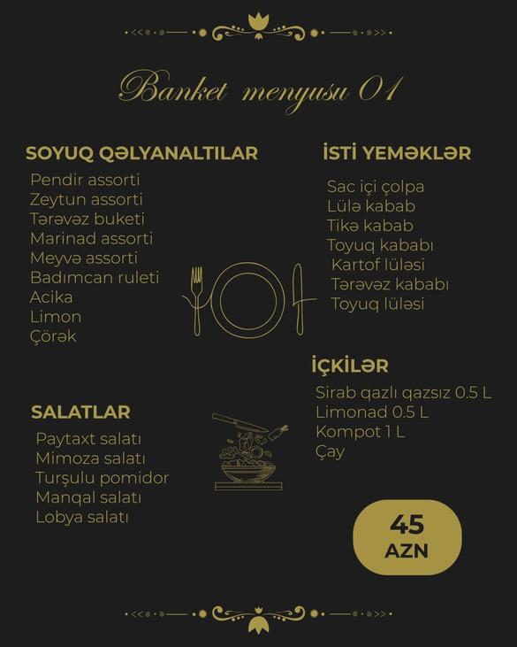 Banket Menyu 1