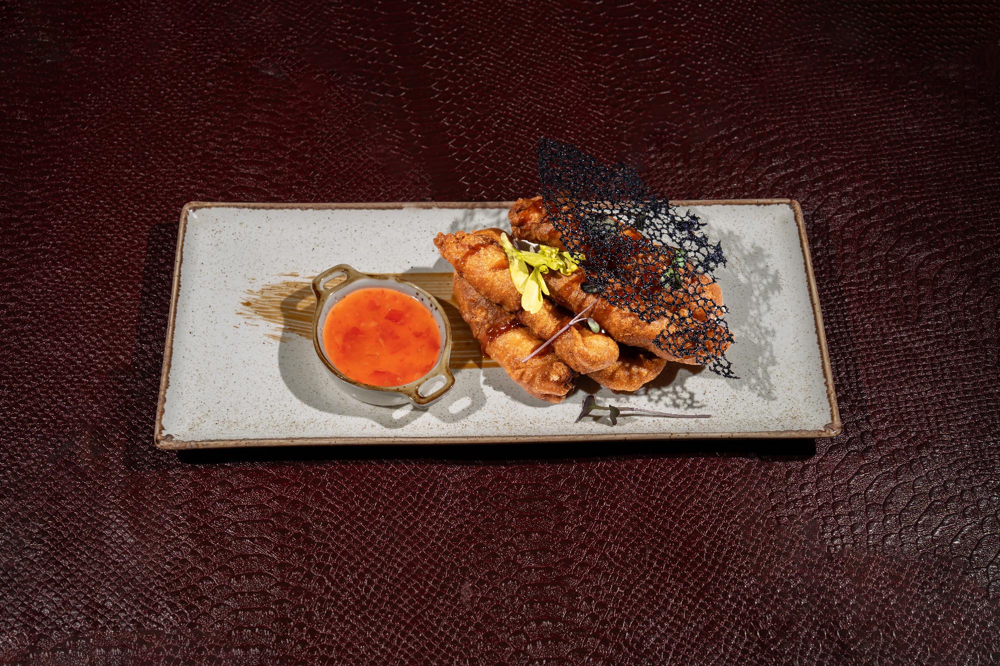 Toyuq Pop-corn acılı sous ilə