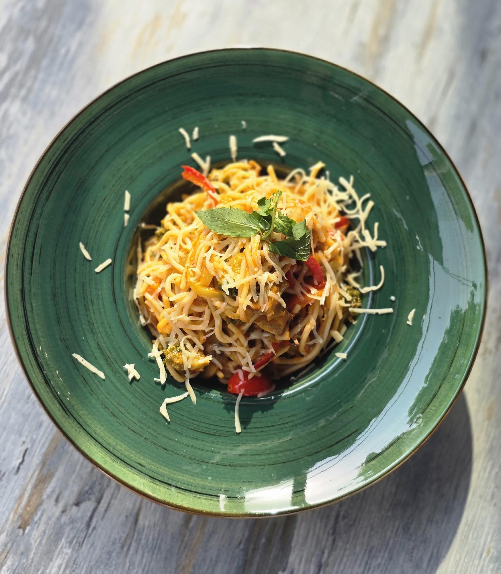 Vegeterian spaggetti