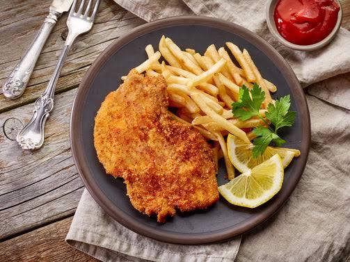 Schnitzel+Fries