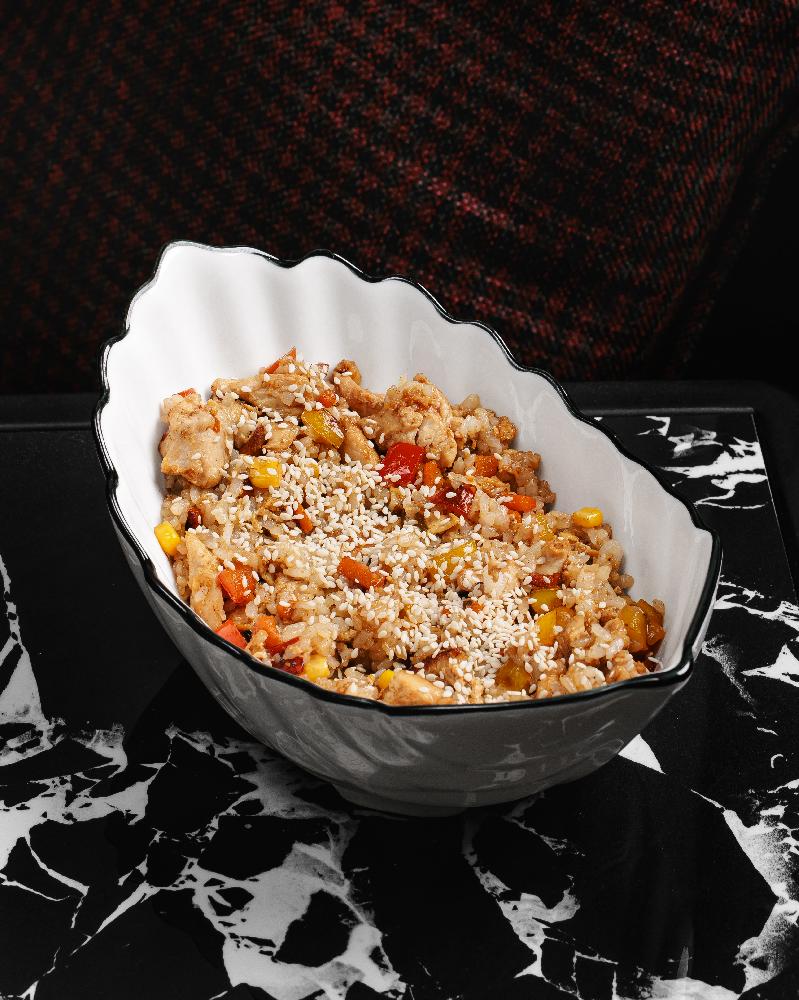 Fried rice with chicken