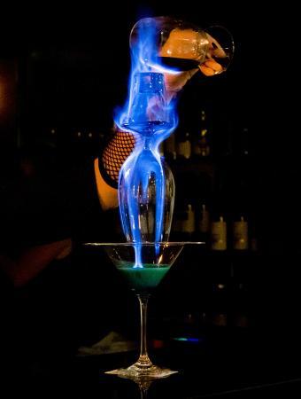 Flaming Lamborghini