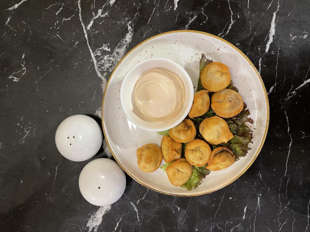 Pelmeni qızardılmış 