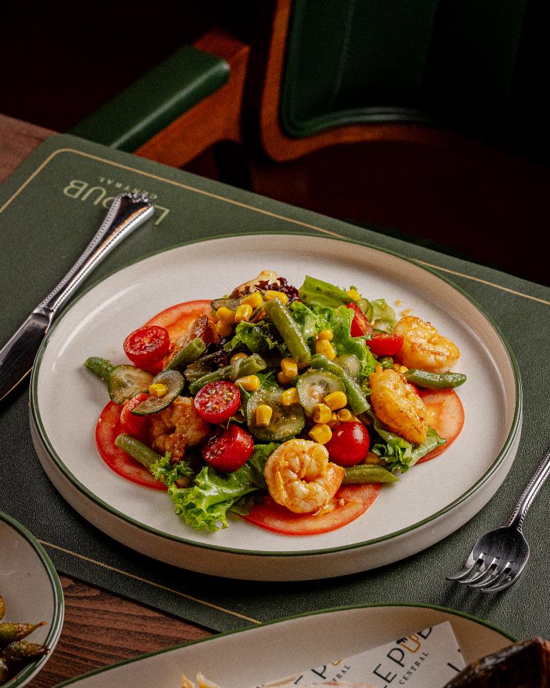 Krevet Tərəvəz Salatı