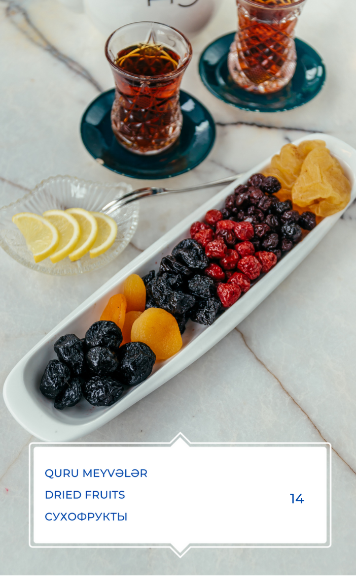 Quru meyvələr 100 gr