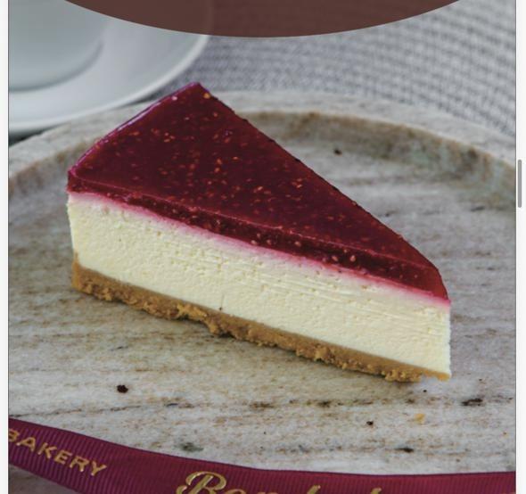 Raspberry cheesecake