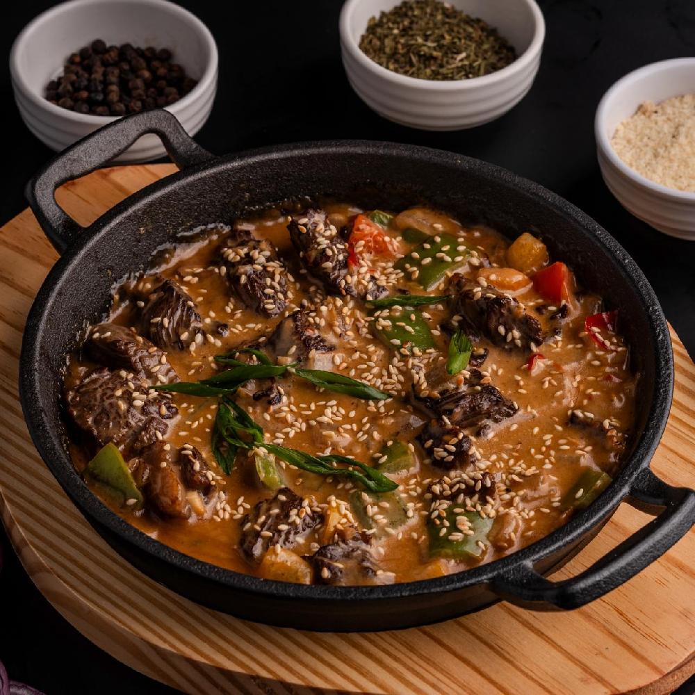 Asiya üslubunda dana əti