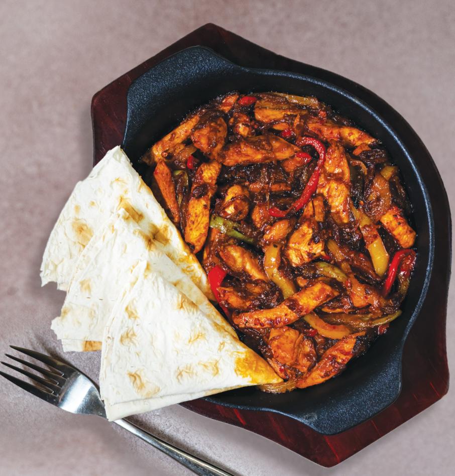 Toyuq fajitas
