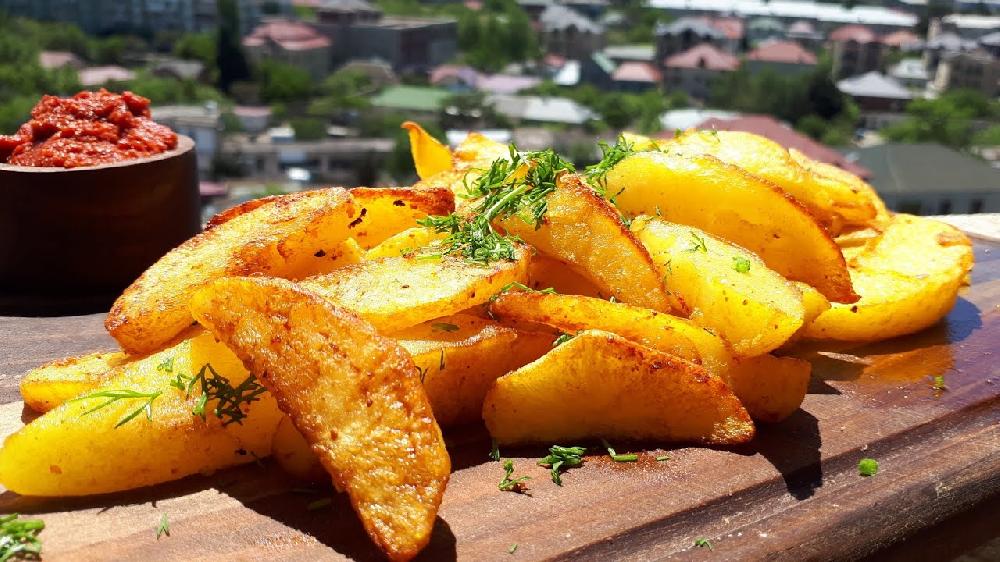 Ev üsulu kartof qızartması