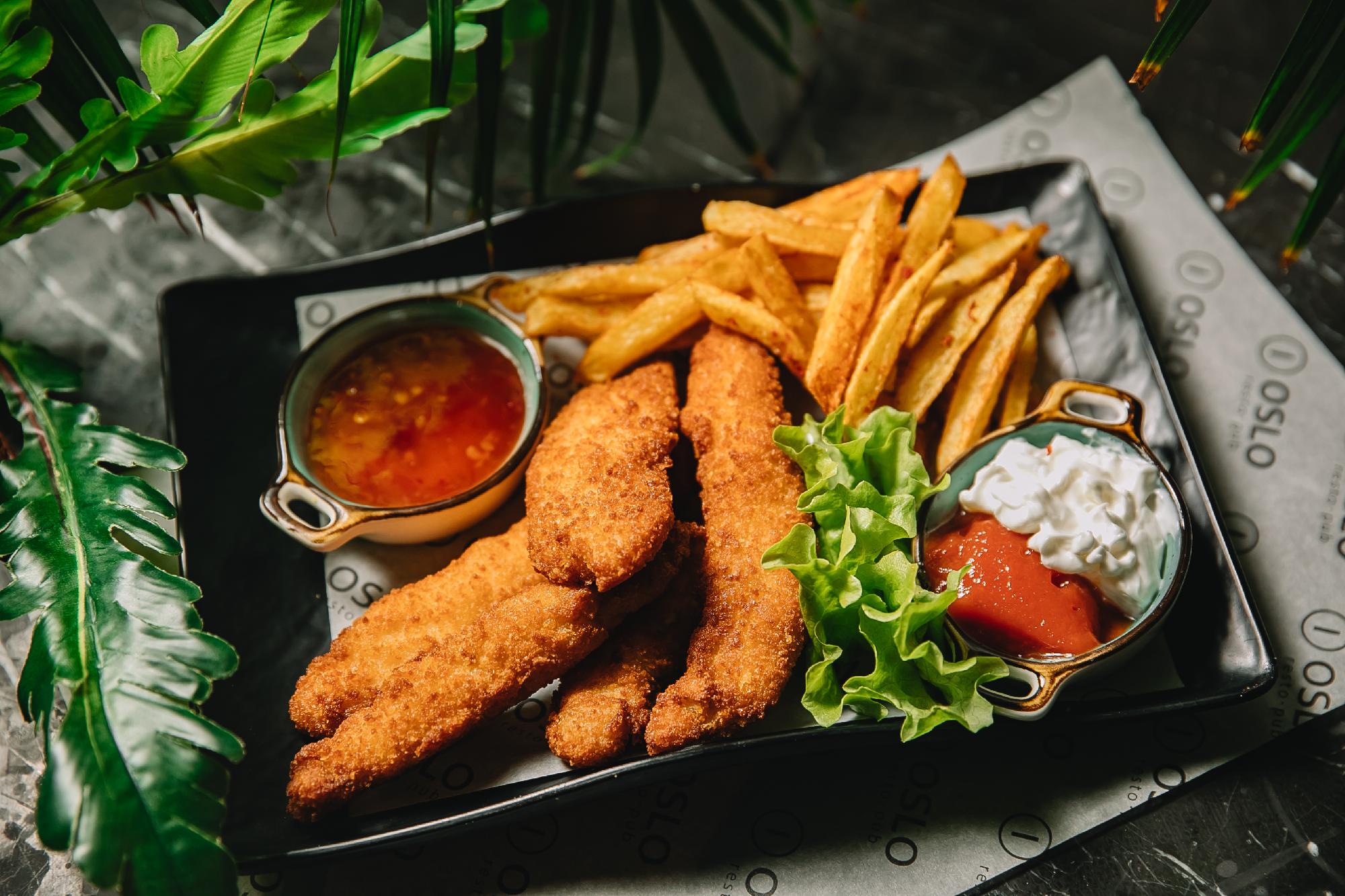 Nuggets kartof fri ilə