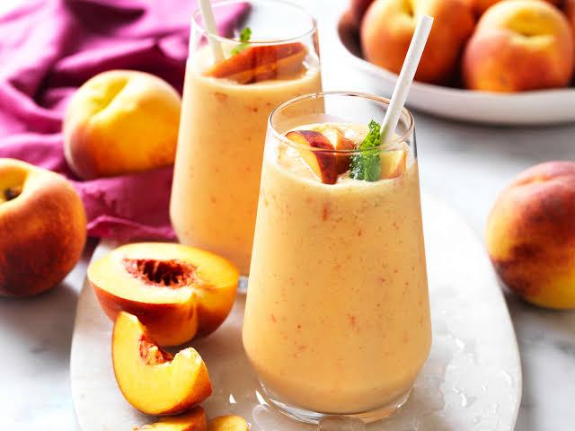 Peach smoothie
