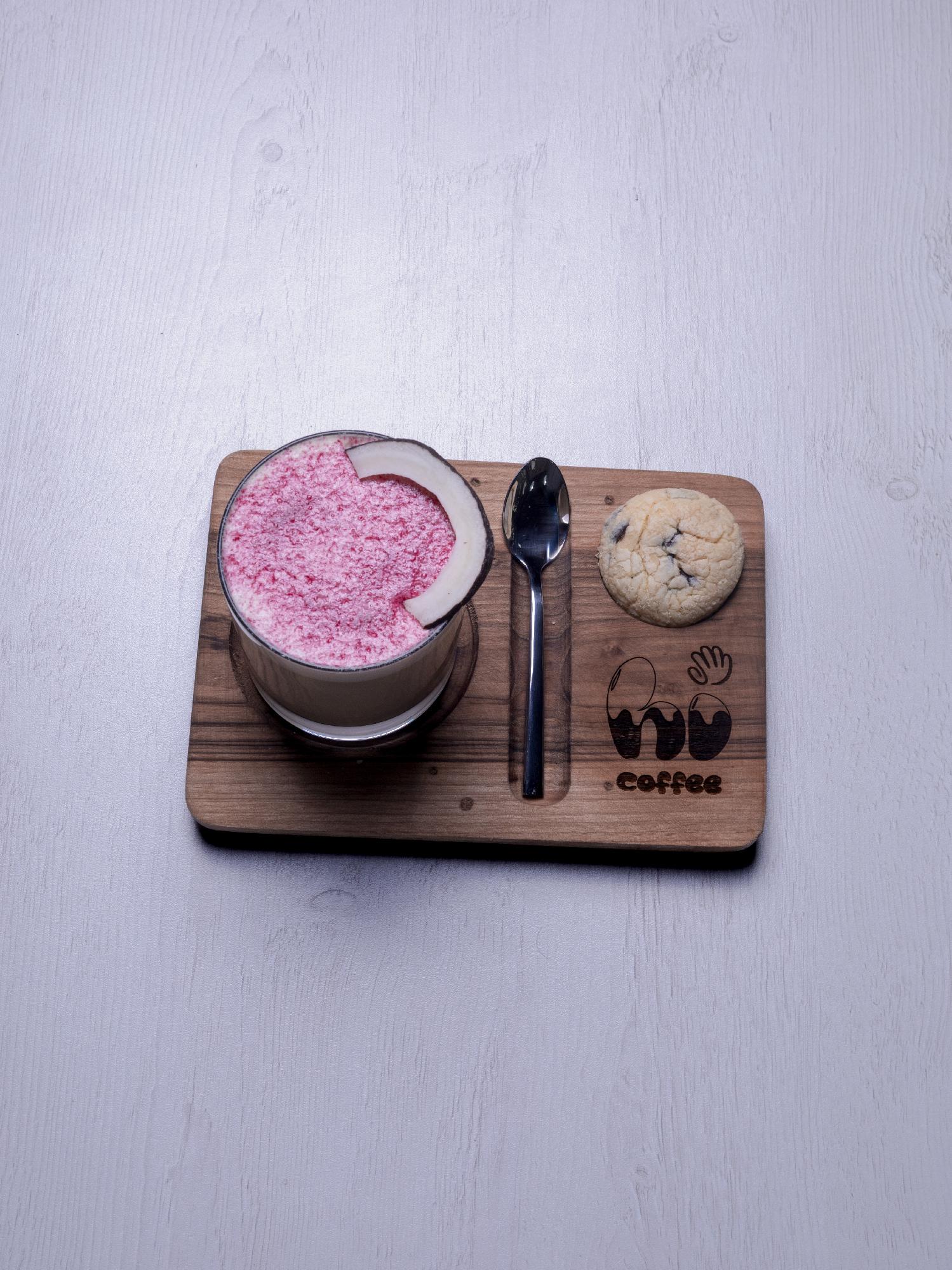 Raspberry & Coconut Latte