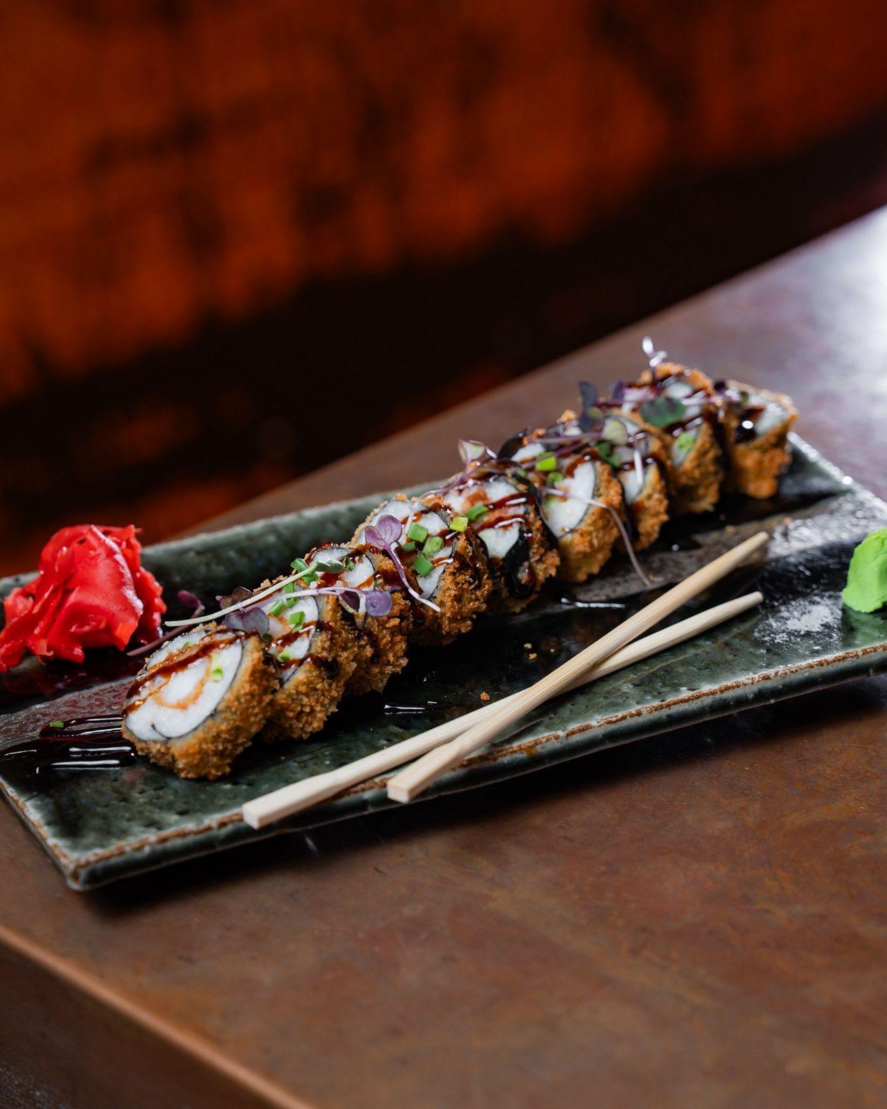 Hot roll tuna