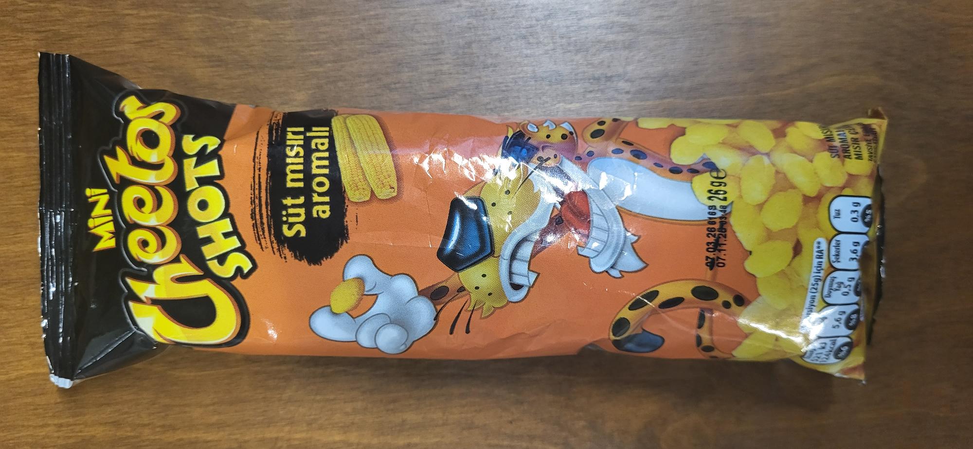 Mini Cheetos shots