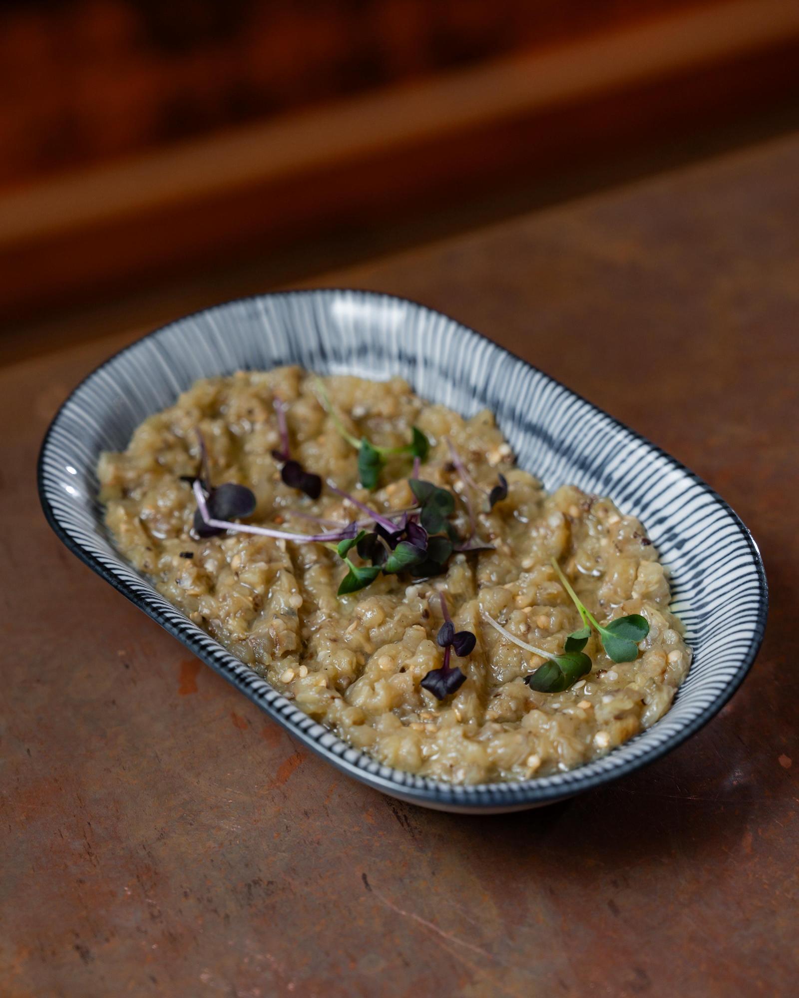 Roasted eggplant
