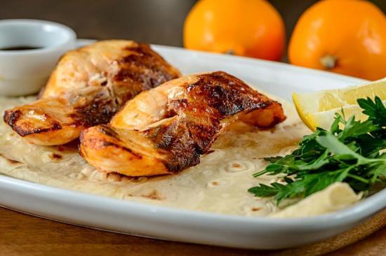 Nərə balığı 200 qr manqalda