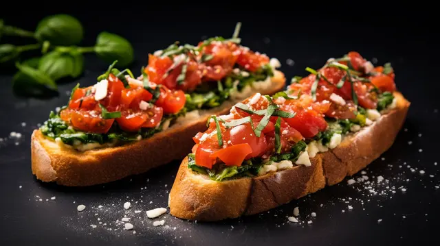 Bruscetta pomidorlu  