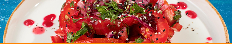 Albalı Pomidor salatı