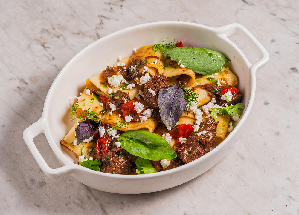 “PACCHERI” PASTASI – DANA ƏTİ VƏ FETA İLƏ