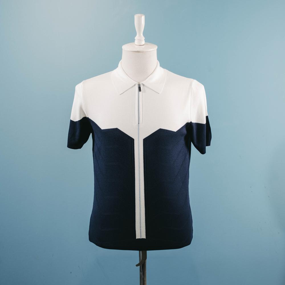 Göy naxışlı polo