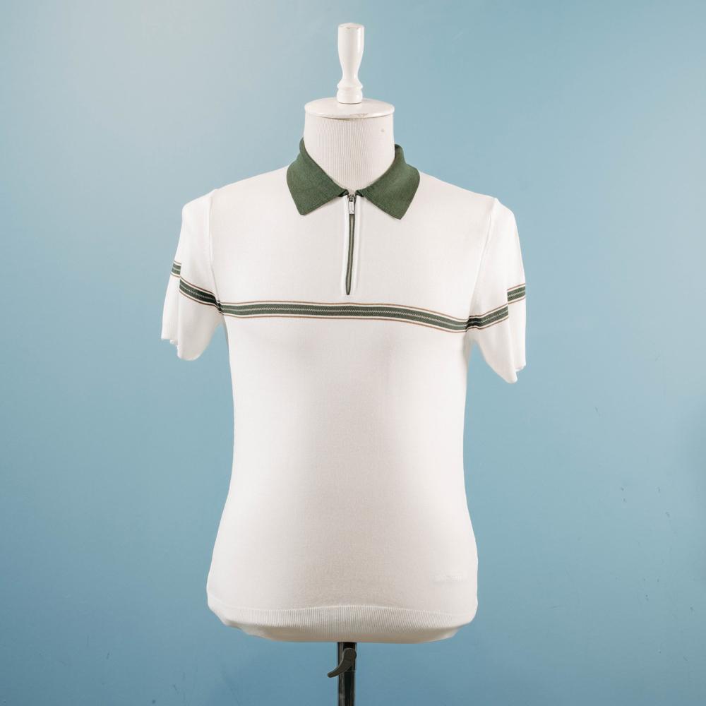 Ağ naxışlı polo