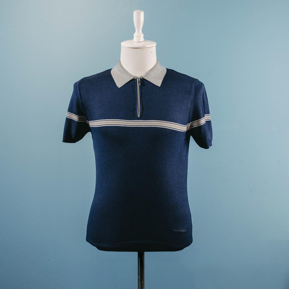 Göy naxışlı polo