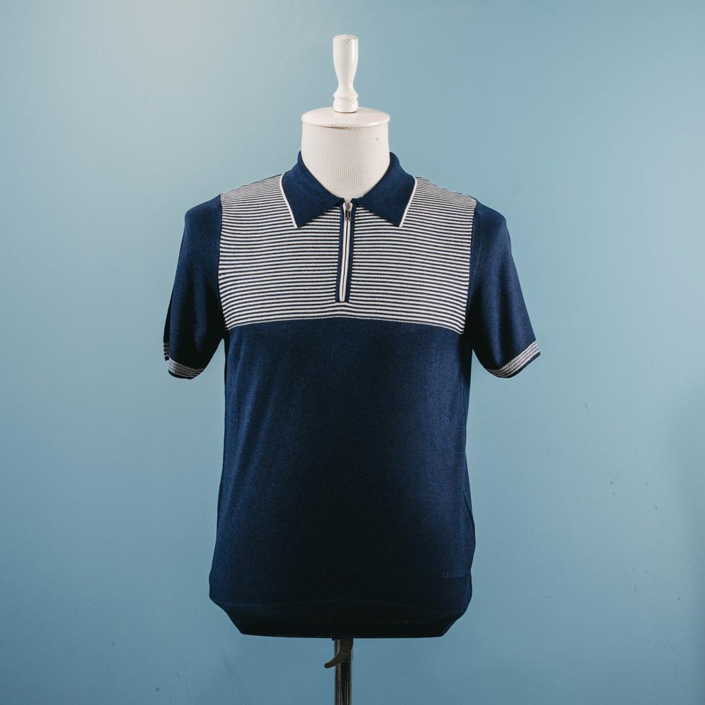Göy naxışlı polo