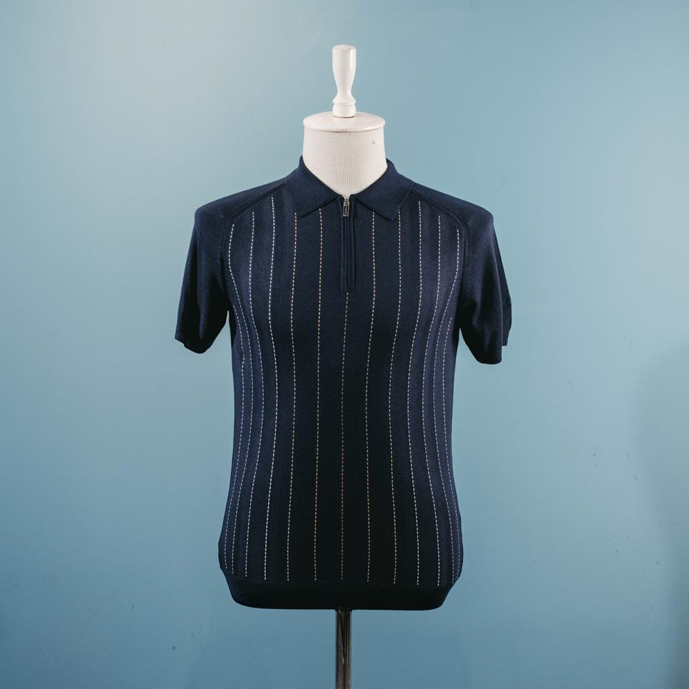 Göy naxışlı polo