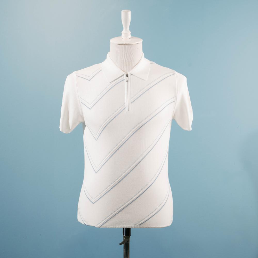 Ağ naxışlı polo