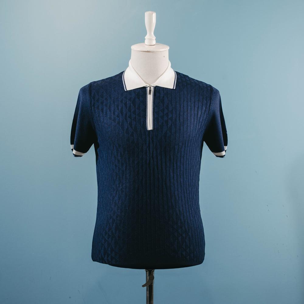 Göy naxışlı polo