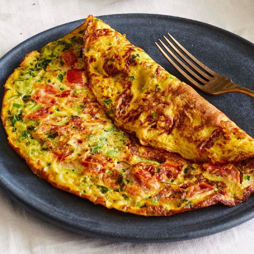 Tərəvəzli omlet