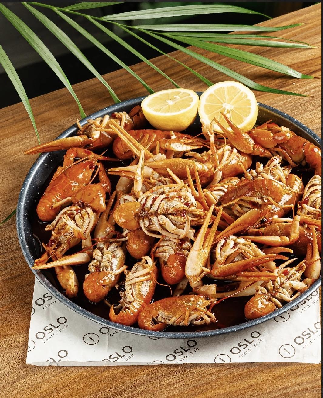 Xərçəng özəl sousda  ( 500qr)