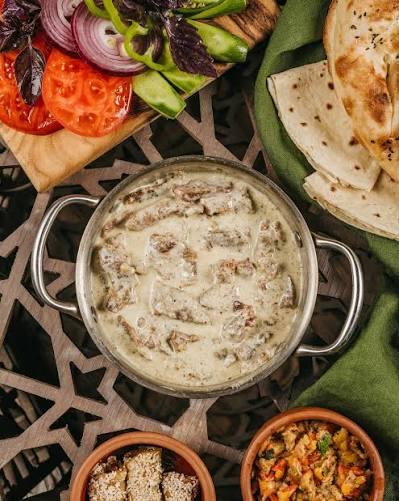 Sac qaymaqla can əti