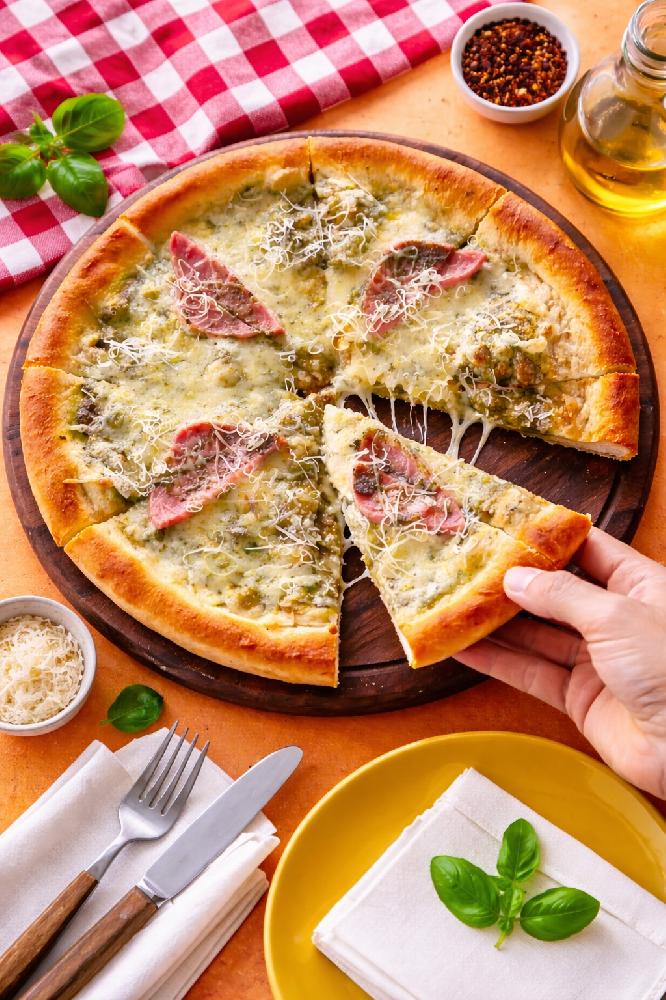 Pesto Mozarella Pizza