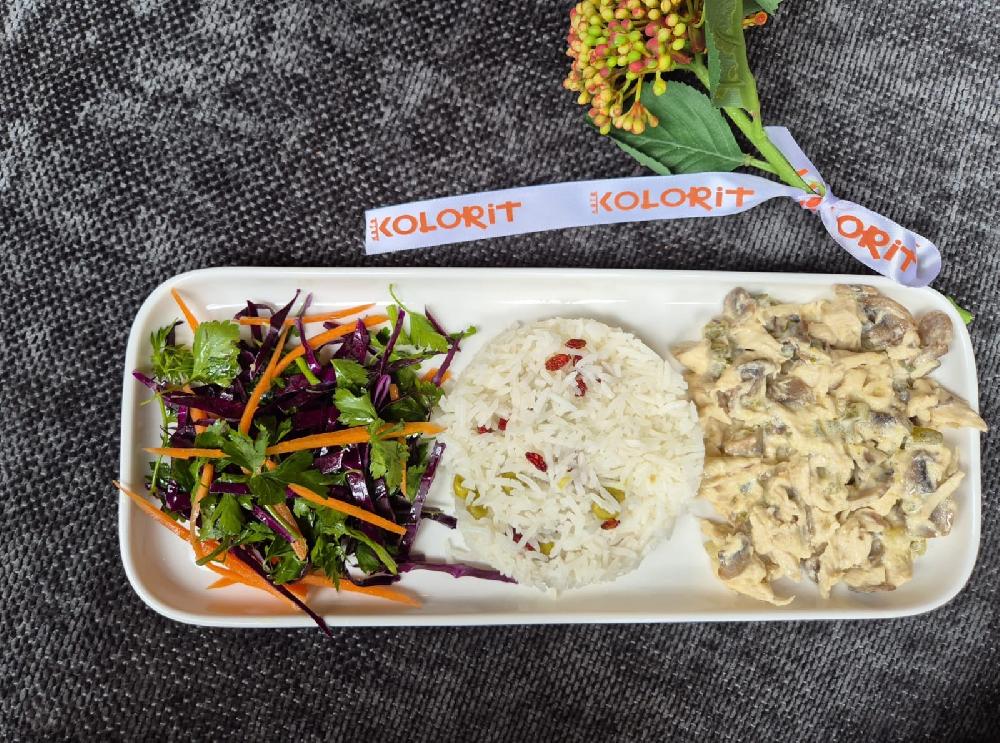 Chicken Stroganoff Menu