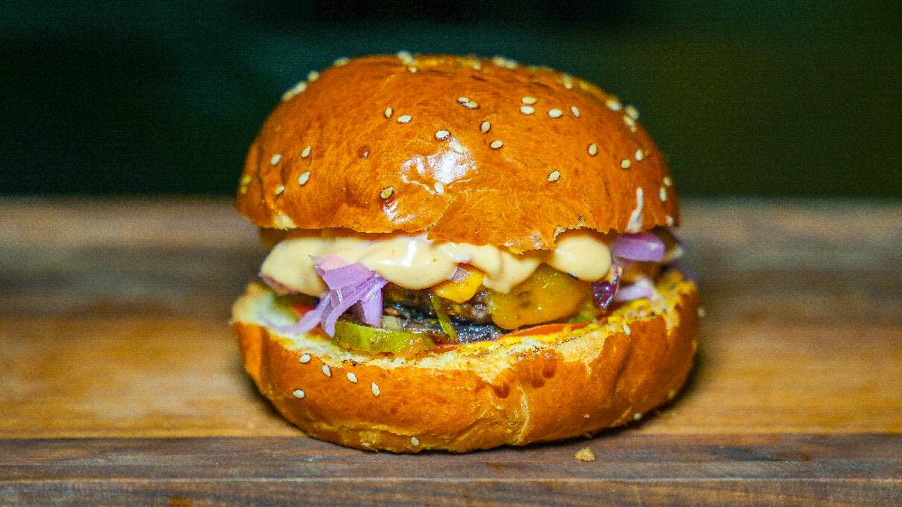 Garlic Parmesan Burger
