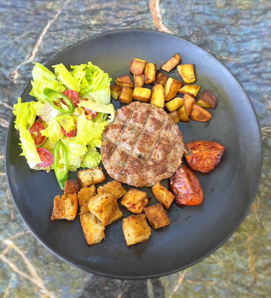 Burger manqal kababı