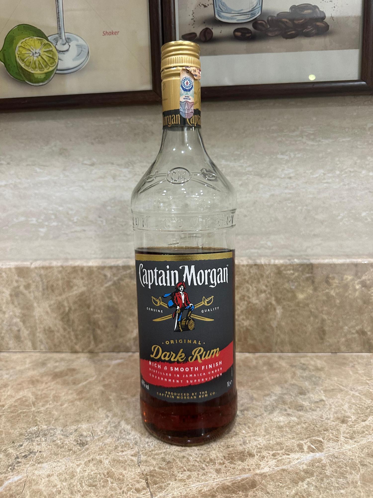 Capitan morgan black 1l btl 