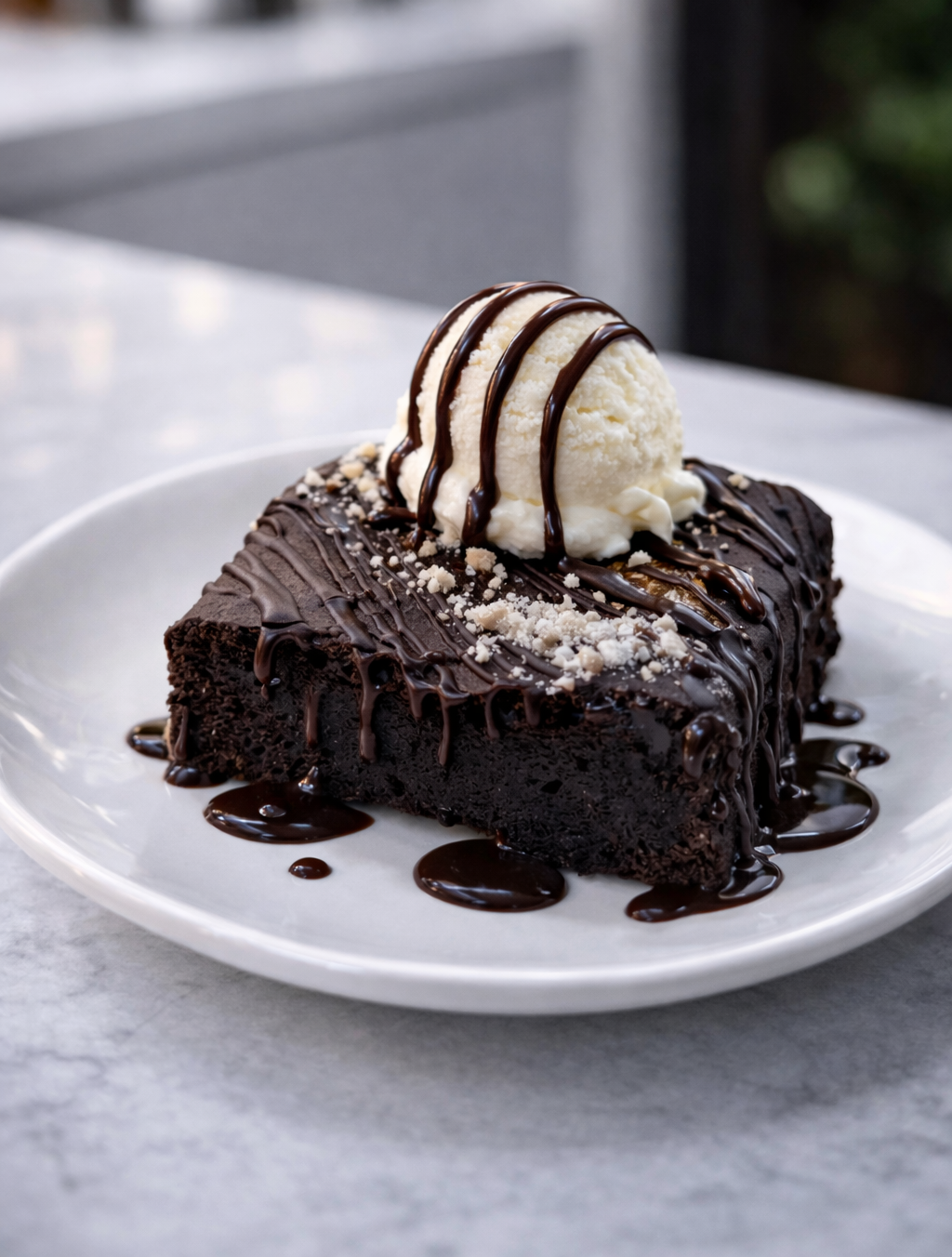 Brownie Volcano