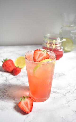 Limonad Çiyələkli