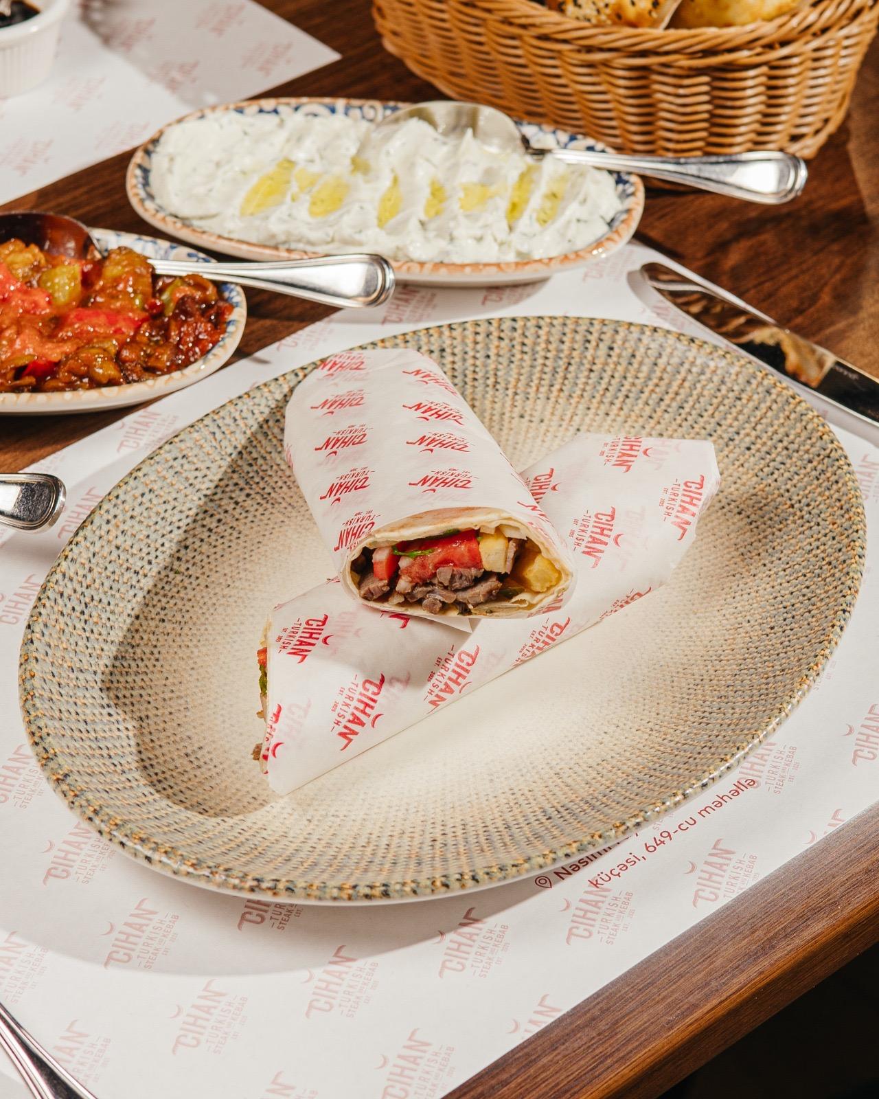 Quzu şiş dürüm 180 qr